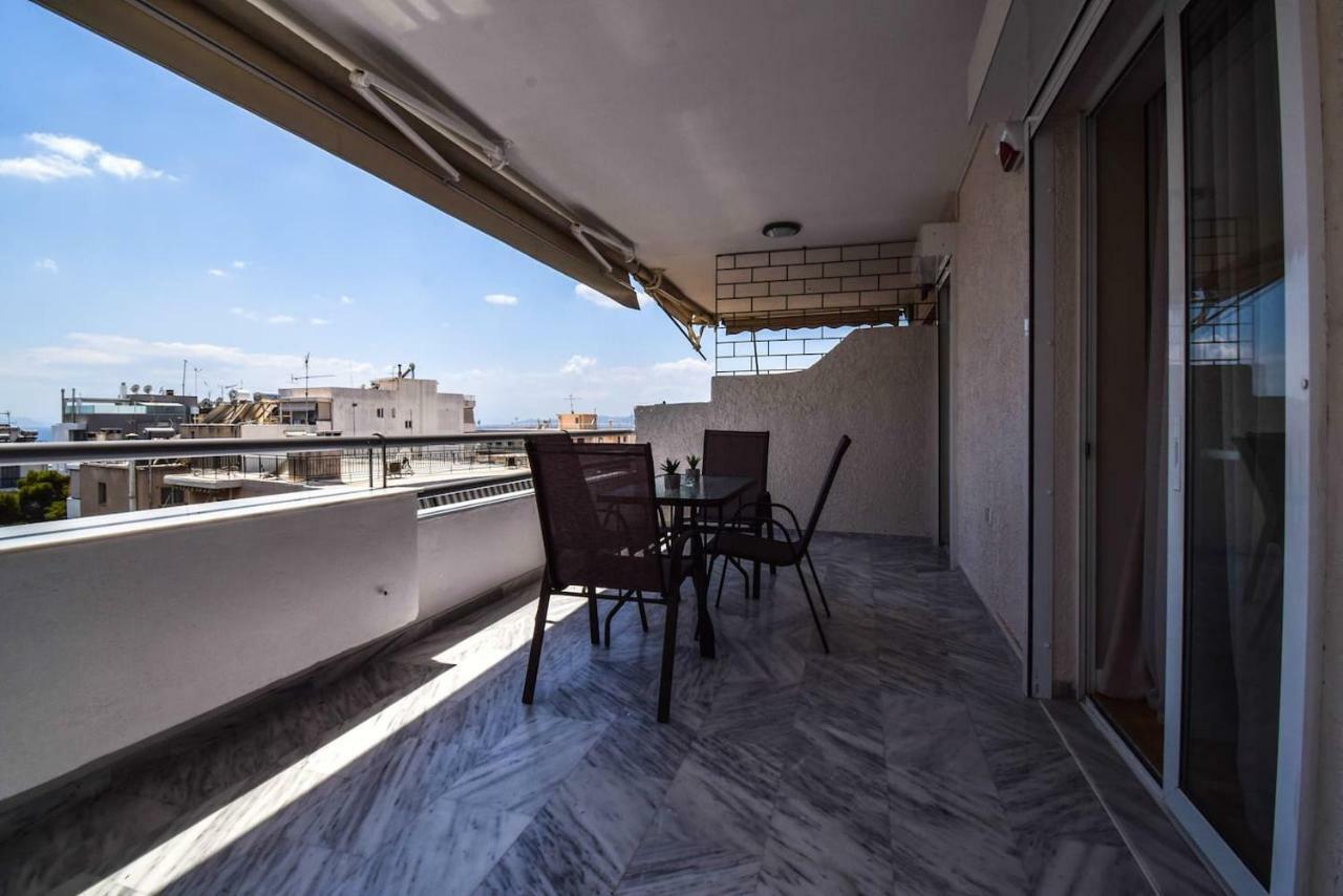 Penthouse 3Bd Apt W/ Sea-View In Athenian Riviera Apartment Exterior photo